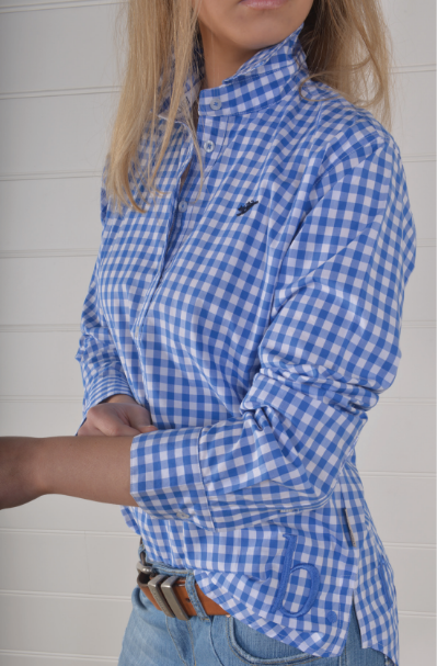 Bull Rush Seascape Blair Gingham Shirt