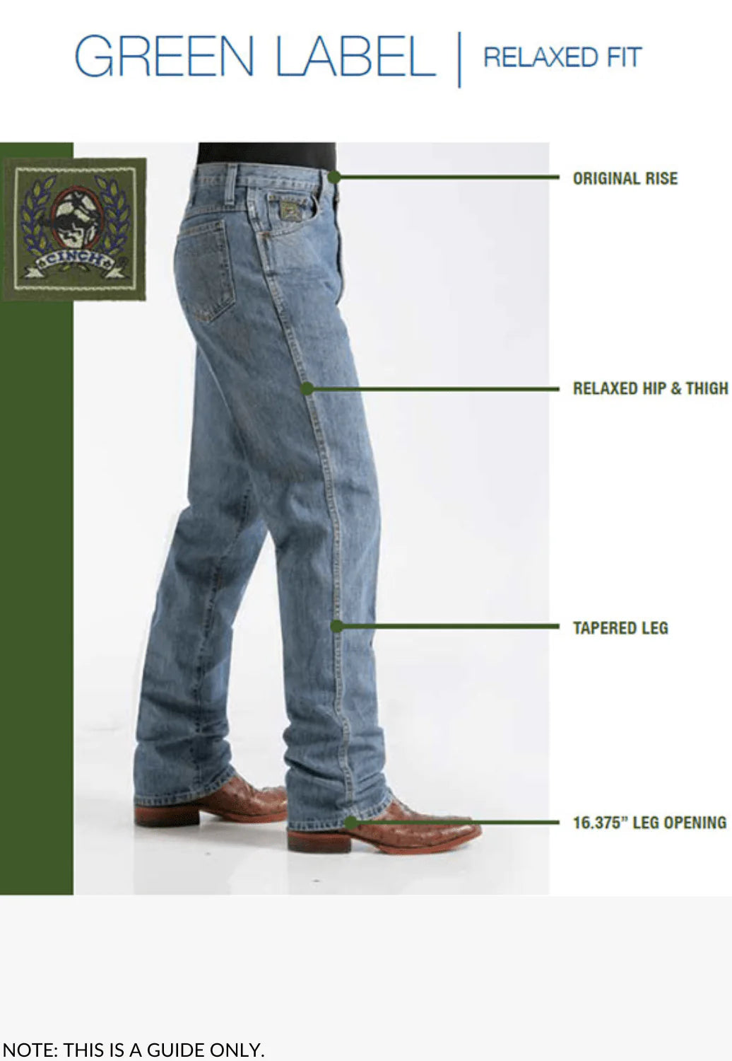 Cinch green label fr jeans fashion