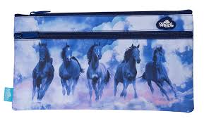 Spencil A4 Twin Zip Pencil Case - Sky Dancer