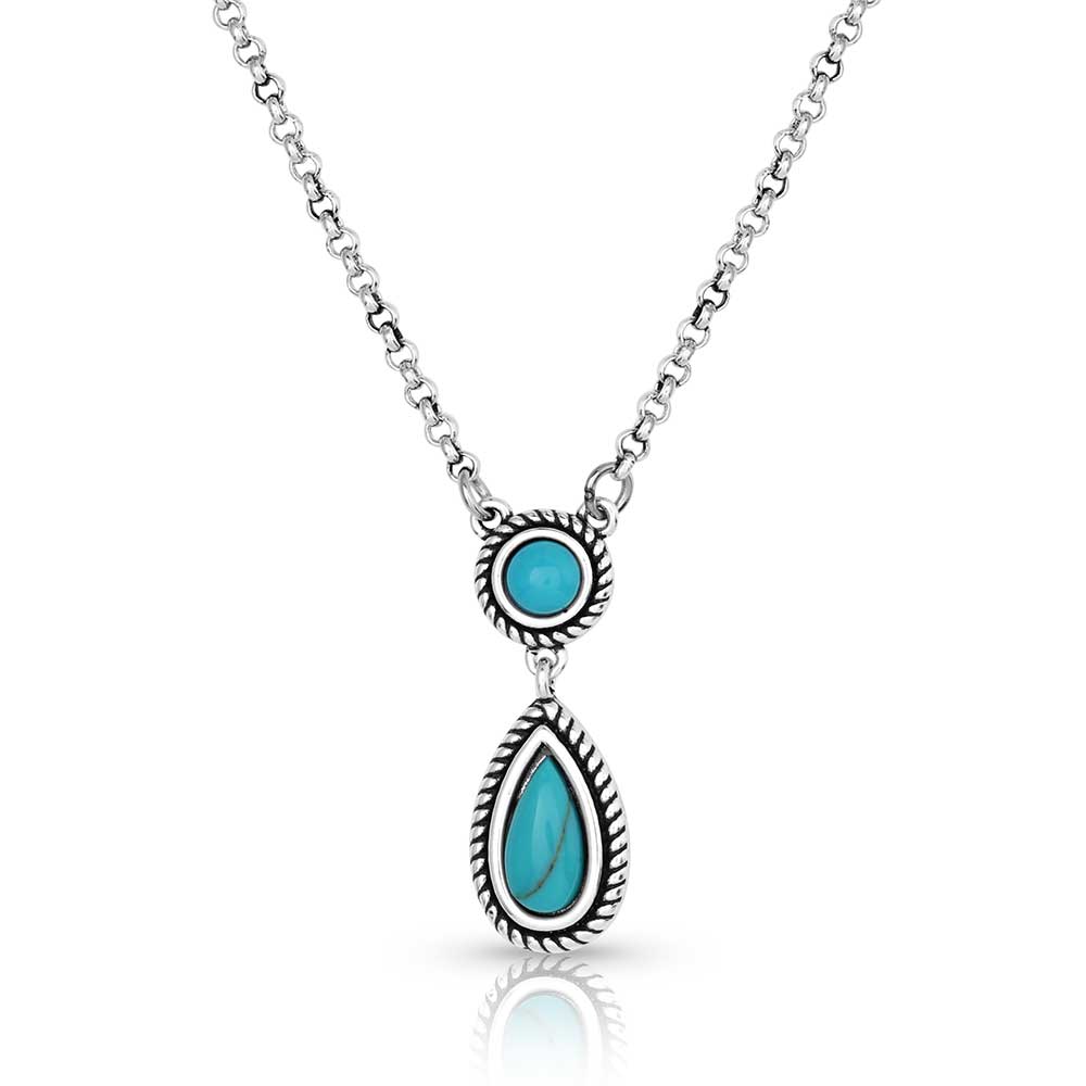 Montana Silversmiths Tranquil Waters Turquoise Necklace Saddleworld Ipswich