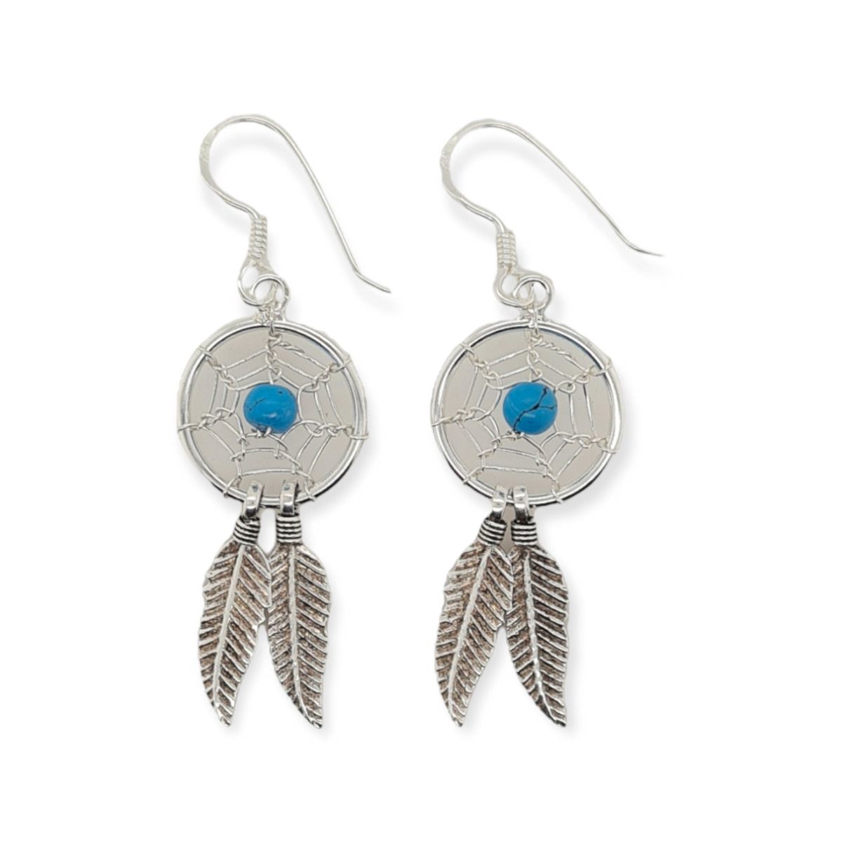 Earrings SS Dream Catcher Blue