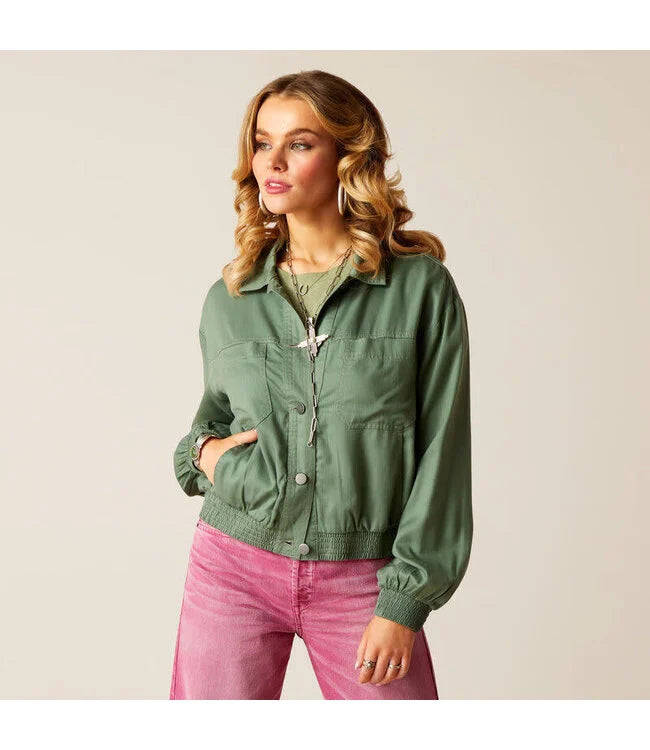 Ariat Wms Edgerton Jacket Duck Green