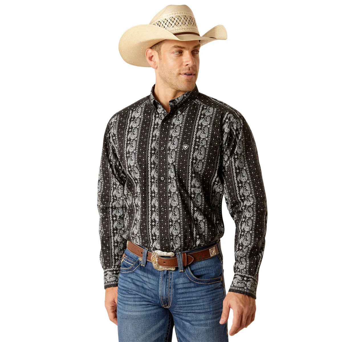 Ariat Mns Jared LS Shirt Black