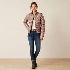 Ariat Wms Ideal Down Jacket Purple Dove