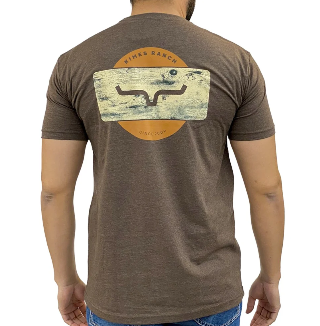 Kimes Ranch Mens Signpost T Shirt - Espresso