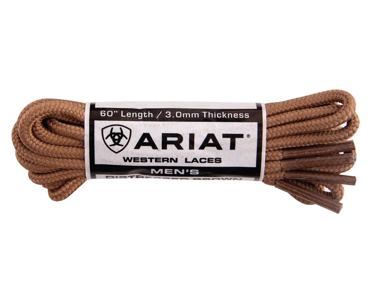 Ariat Wms 58in Heritage Lacer Distressed Brown Laces