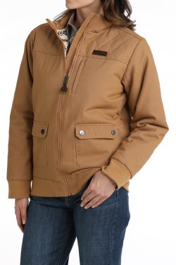 Cinch Wmns Canvas Bomber Jacket