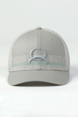 Cinch Mens 6 Panel Grey Flexfit Cap - Boxing Day Sales