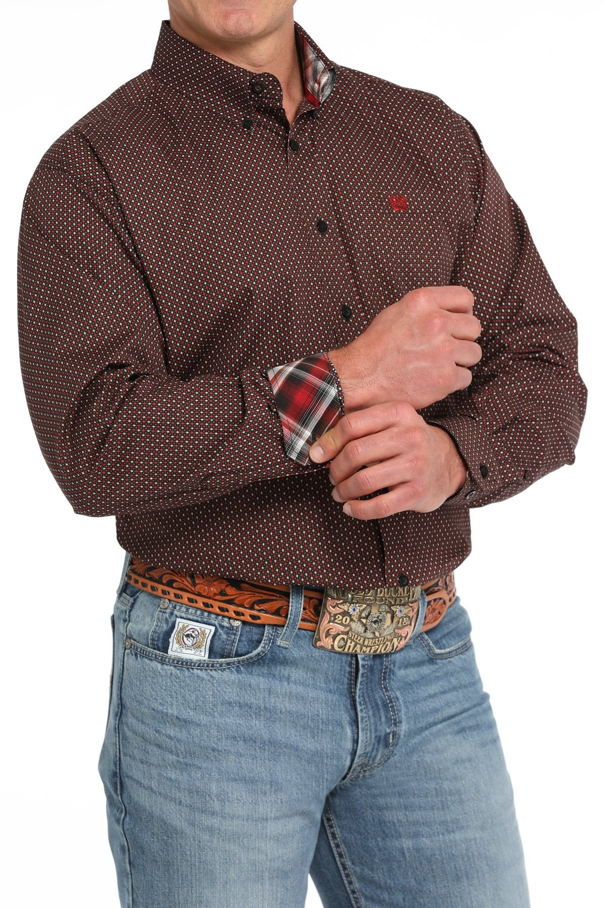 Cinch Mens Long Sleeve Buttondown Shirt