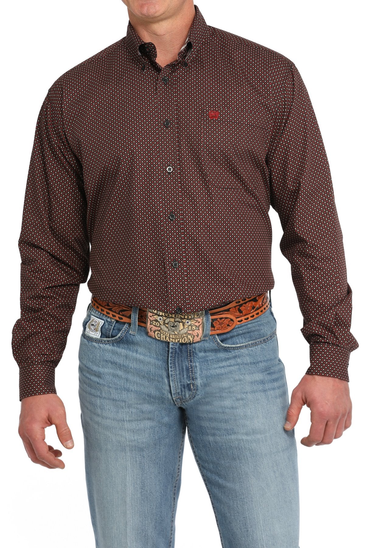 Cinch Mens Long Sleeve Buttondown Shirt