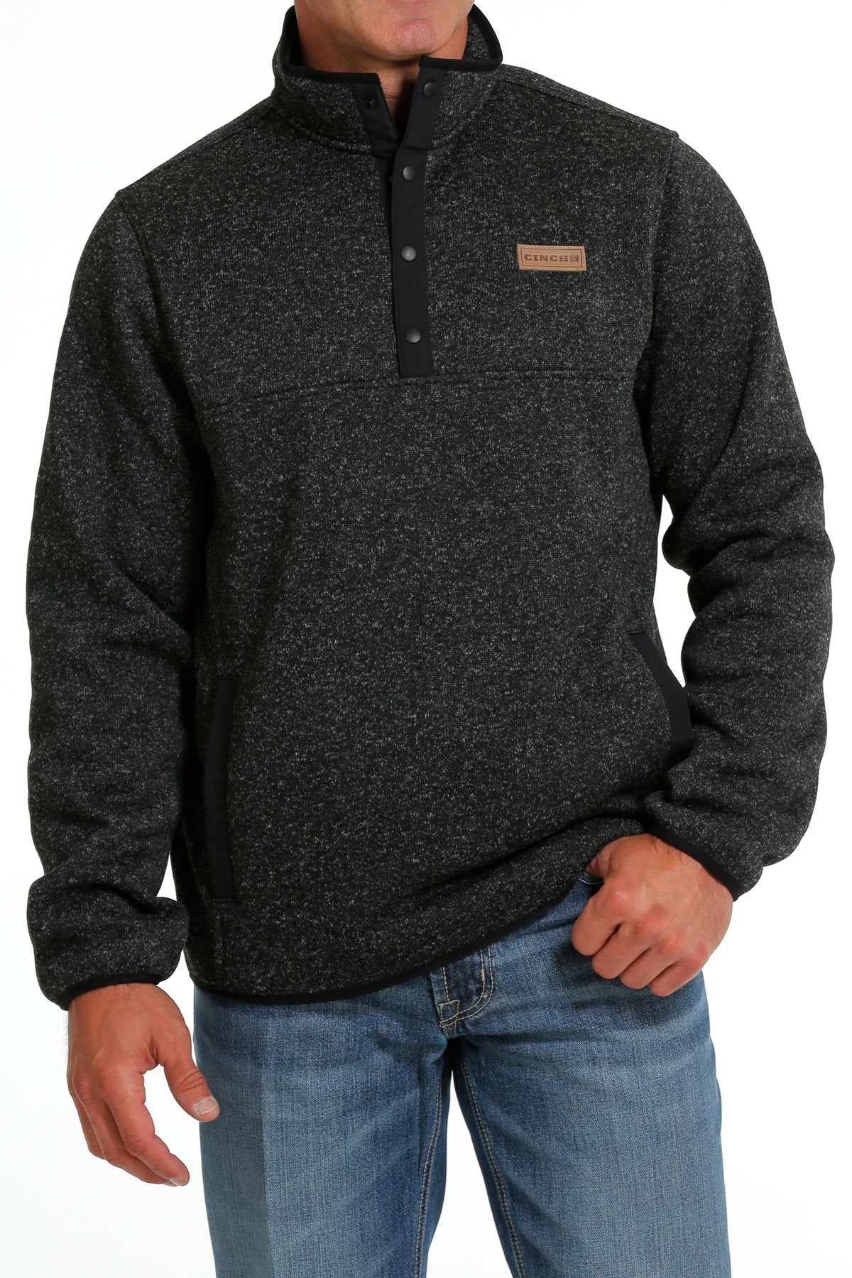 Cinch Mens Charcoal Pullover Sweater - Boxing Day Sales