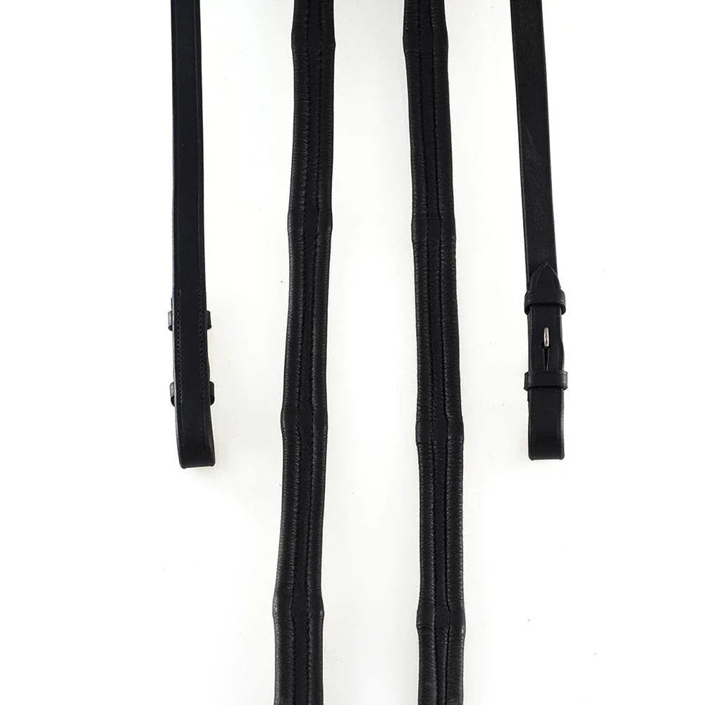 Flexible Fit Padded Leather 6/8 Billets Reins