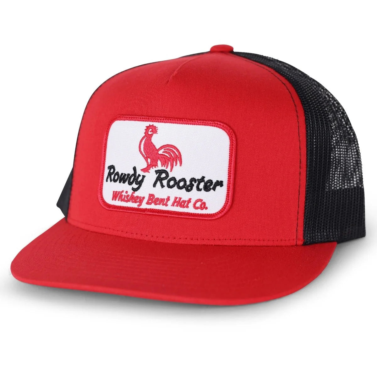 Whiskey Bent Hat Co - Rowdy Rooster Red/Black Trucker