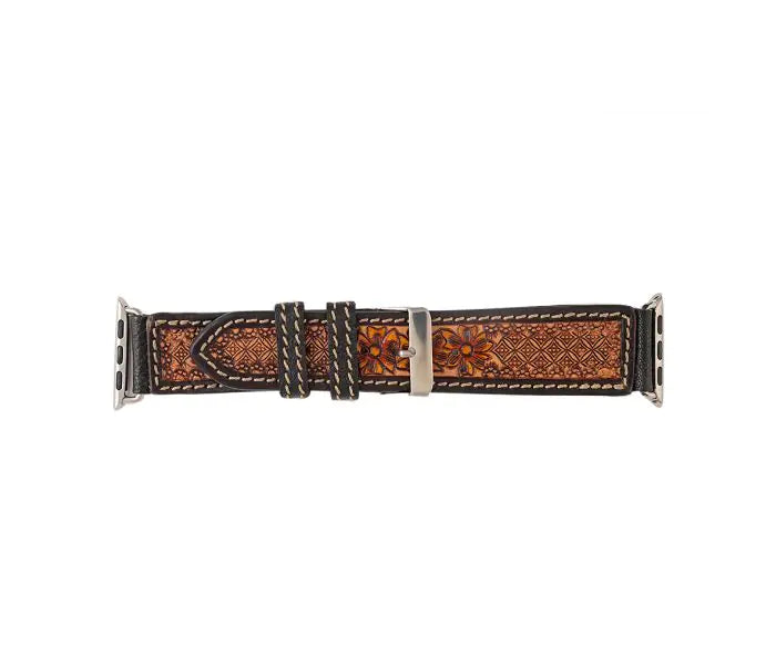 Tyler Springs Hand Tooled Leather Watchband 38mm/40mm