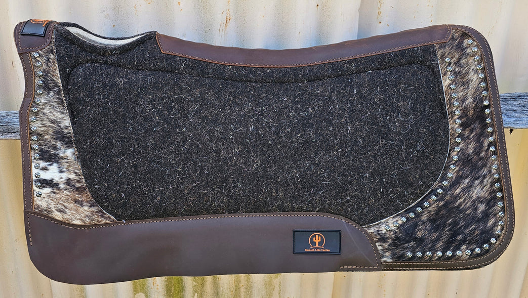 Toprail The Dillinger Hair on Hide Show Pad with Sunburst Studs