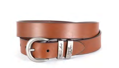 Thomas Cook Narrow Silver Twin Keeper Belt