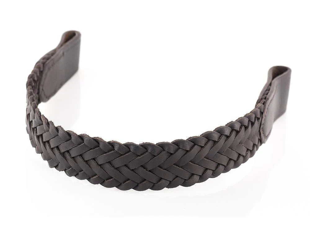 Flexible Fit Weave Overlay Browband Havana