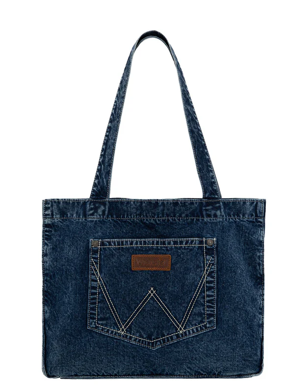 Wrangler Denim Pocket Tote Bag