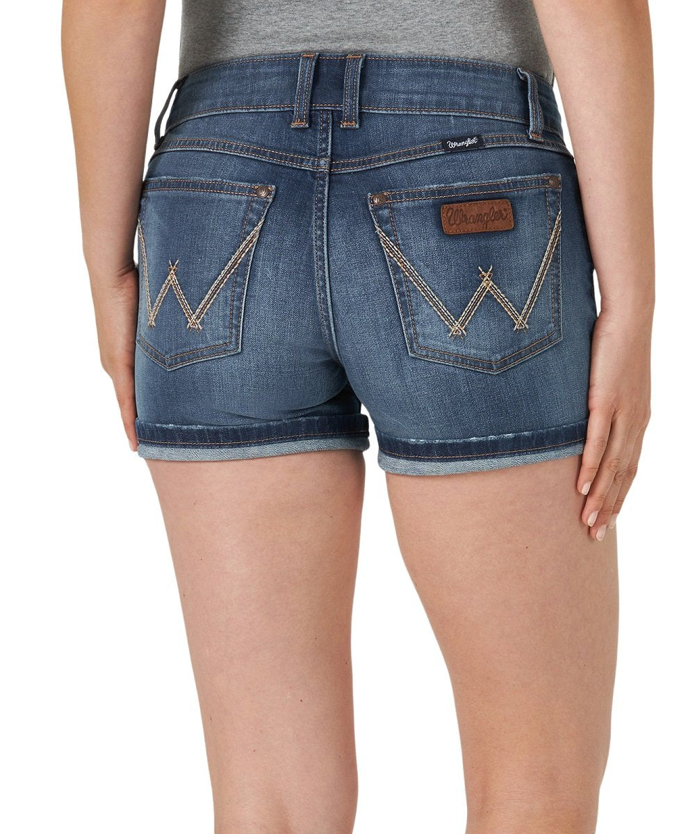 Wrangler Wmns Retro Mid Rise Short