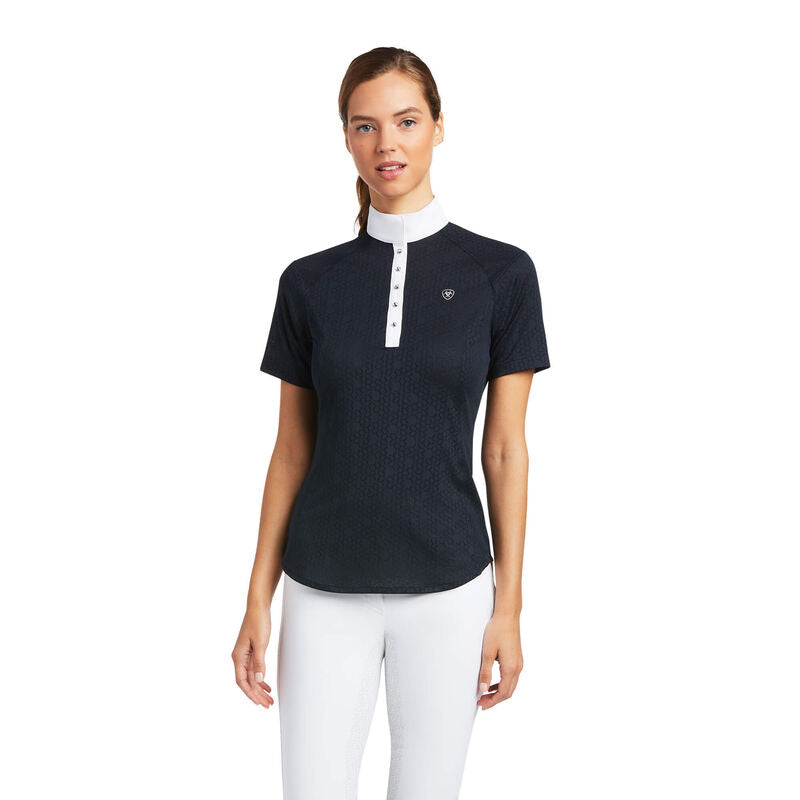 Ariat Wms ShowStopper SS Show Shirt Show Navy