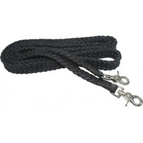 Flat Braided Cotton Reins 7ft