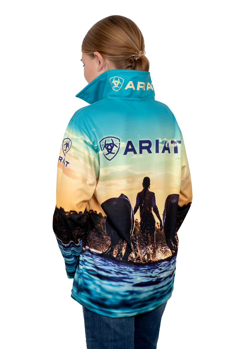 Ariat Kds Fishing Shirt Roadtrain - Saddleworld Ipswich