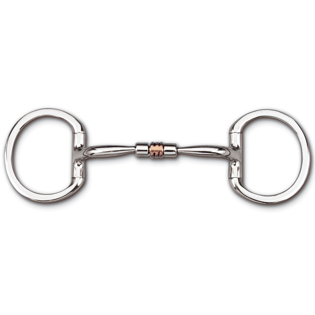 Myler Eggbutt Without Hooks And Comfort Snaffle Roller Mb03