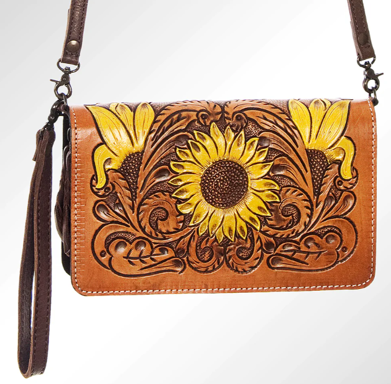 Sunflower clutch sale