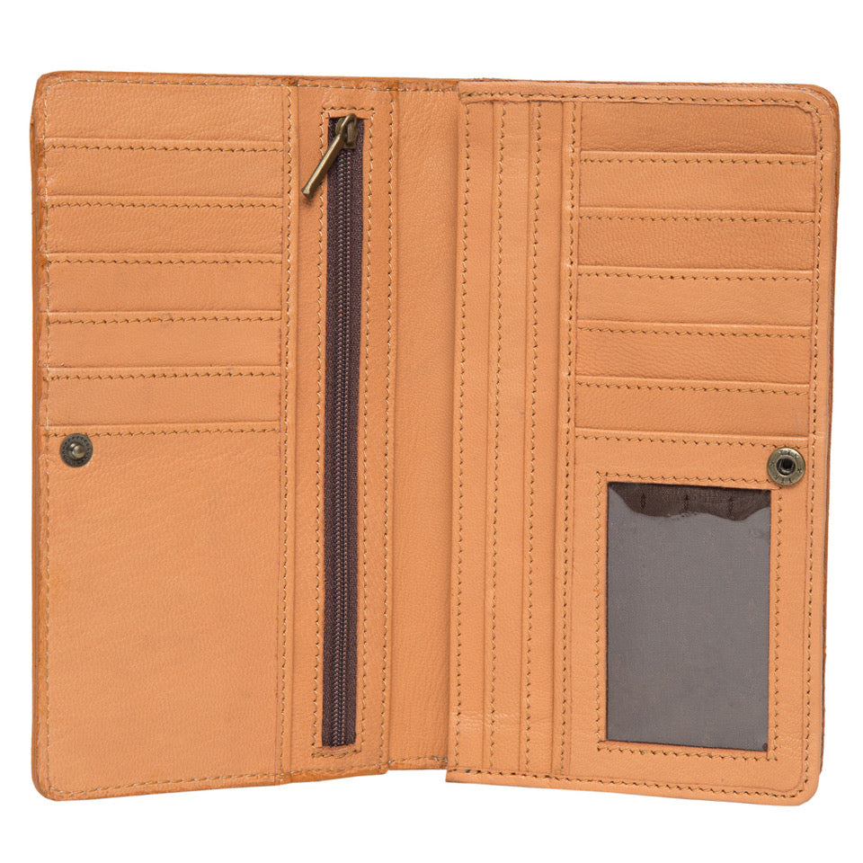 The Design Edge Calama Tooling Slim Cowhide Wallet