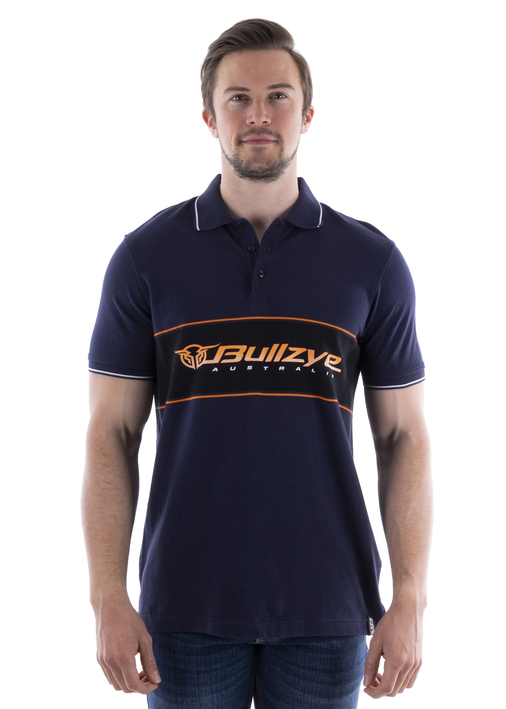 Bullzye Mens Transit SS Polo - Christmas Clearance