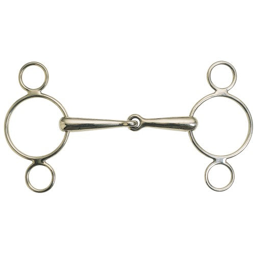 Dutch Gag Bit With 3 Rings