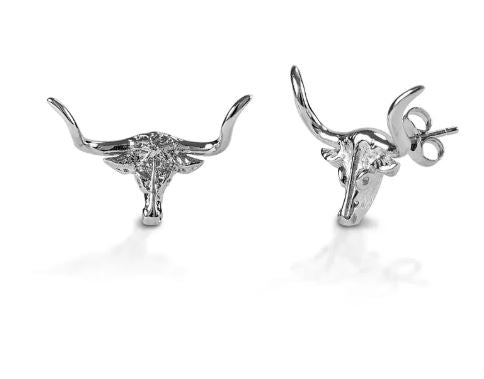 Kelly Herd Post Back Longhorn Earrings