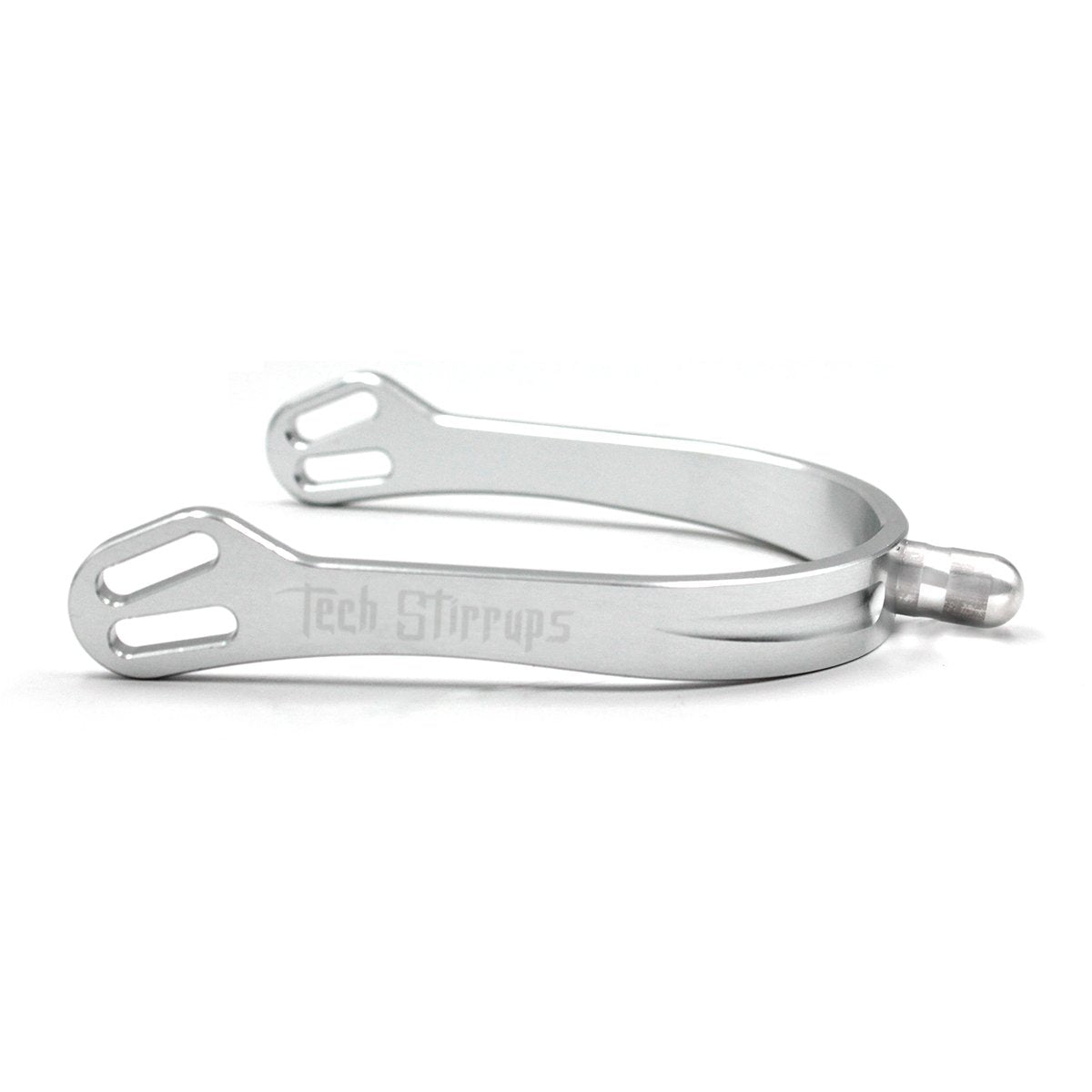 Tech Stirrups Florence Light Spurs Medium Silver (Matt)