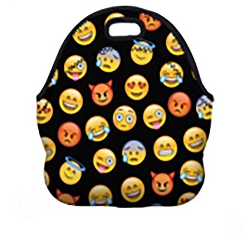 Emoji Lunch Bag Black