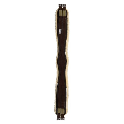 Equi Prene Elastic Wool Lined Jump Girth with Brown