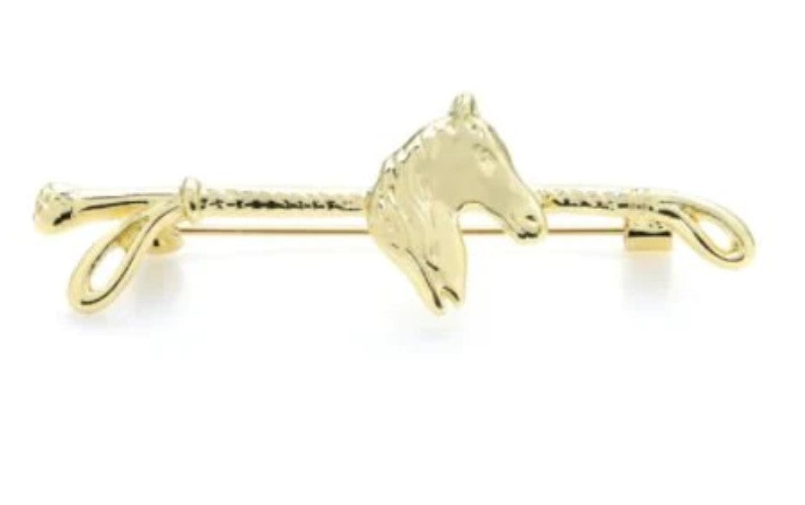 Giddy Up Girl Horse Crop pin