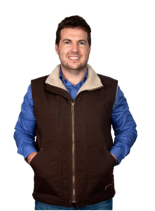 Just Country Mns Diamantina Sherpa Vest