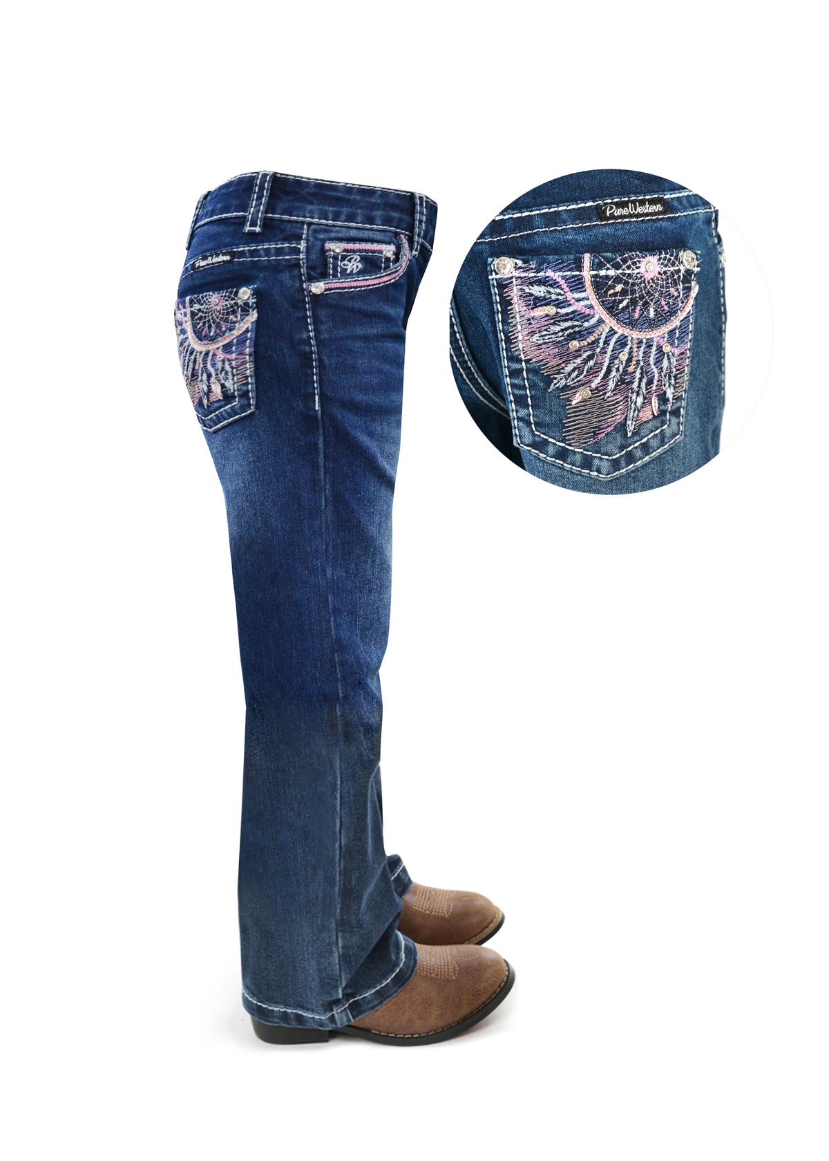 Pure Western Girls Willa Bootcut Jean