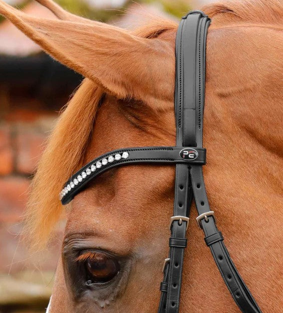 Premier Equine Bellissima Crank Bridle with Diamante Browband