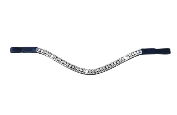 Lumiere Equestrian Solitaire Crystal Browband