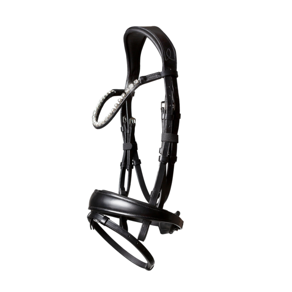 Lumiere Abigail Black Italian Leather Bridle