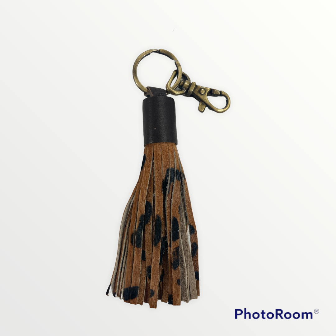 Cowhide keyring deals