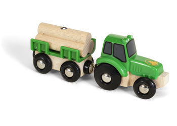 BRIO Vehicle - Farm Tractor with Load 3 Piece