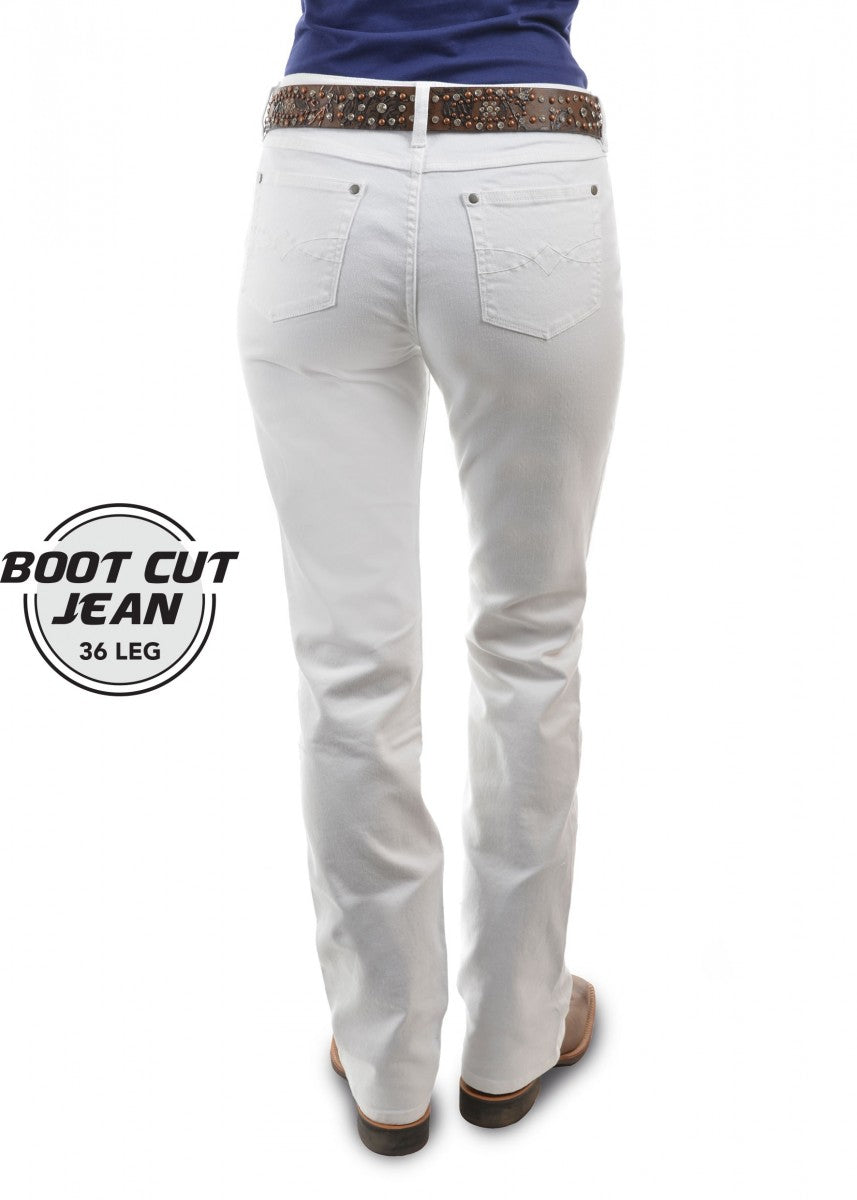 Pure Western Wmns Riding Boot Cut Jean Saddleworld Ipswich