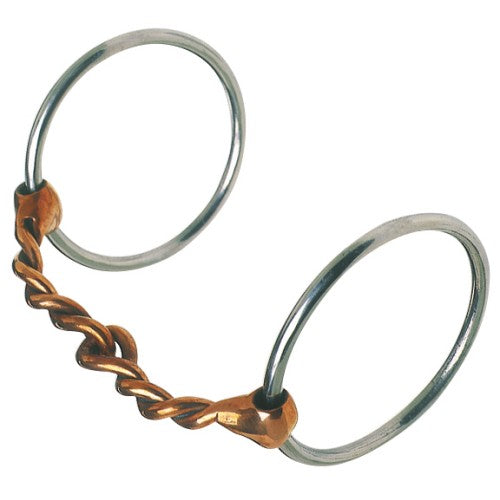 Loose Ring Snaffle With Thick Copper Wire Mth