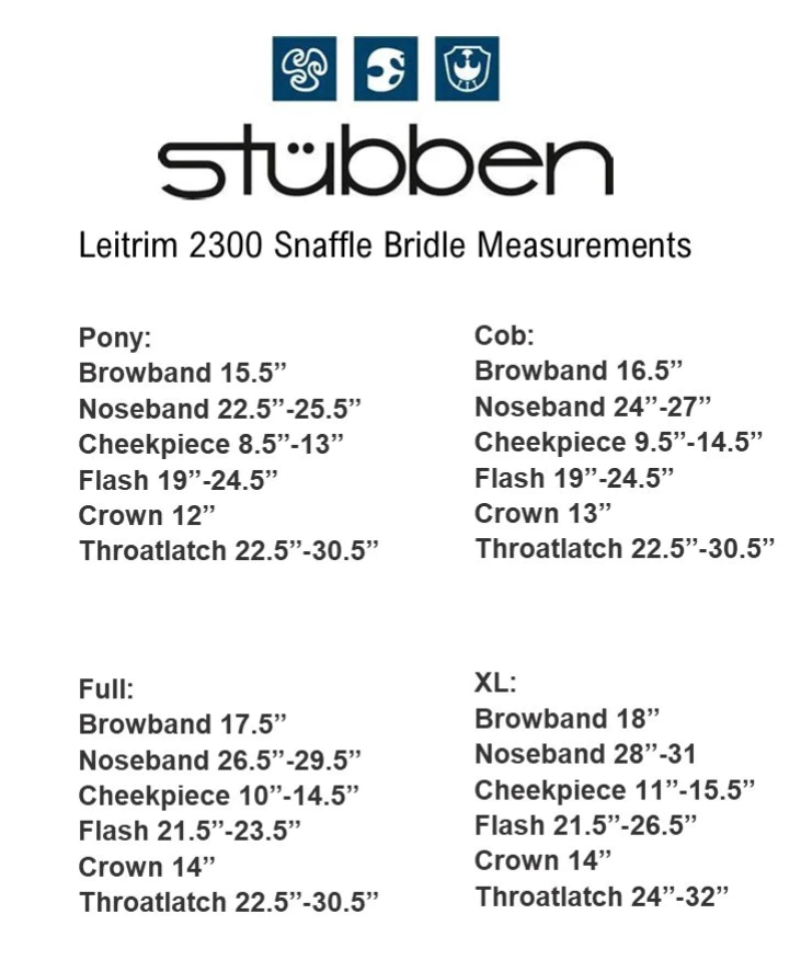 Stubben Leitrim Snaffle Bridle