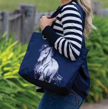 Horse print tote on sale bag